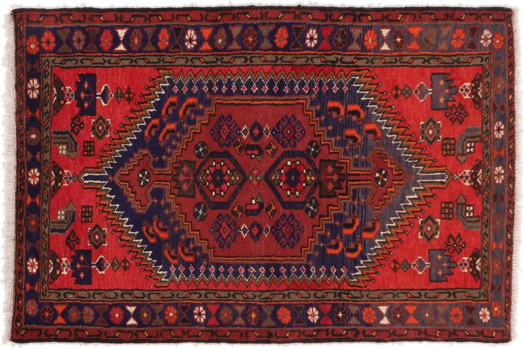 Hamedan Tappeto 100 x 150 (Iran) Annodato A Mano