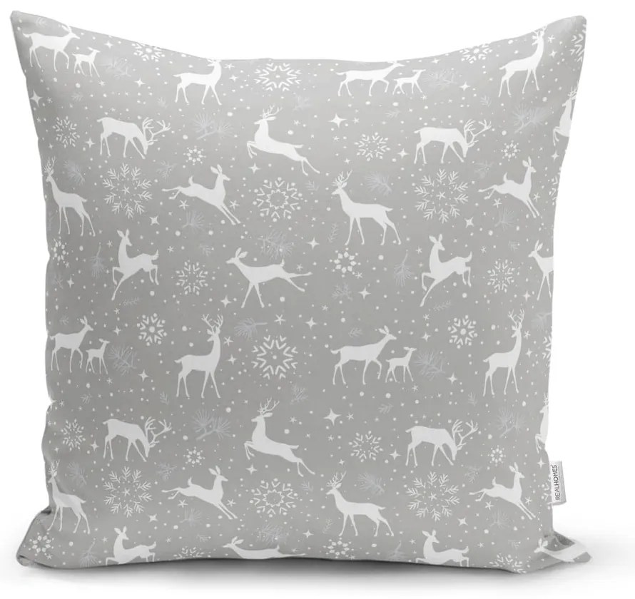 Set di 4 federe natalizie e runner da tavola Fiocchi di neve - Minimalist Cushion Covers