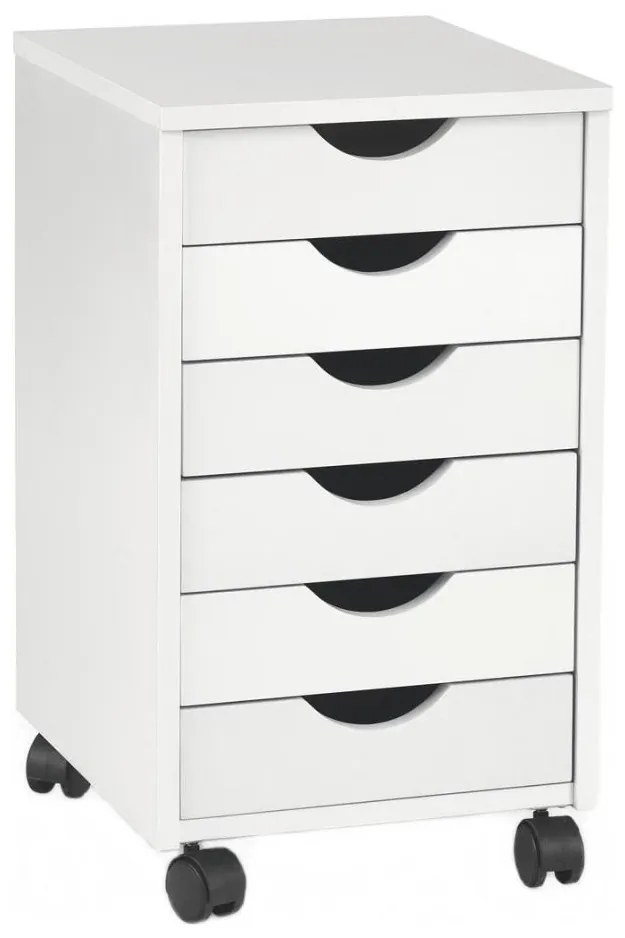 Contenitore per ufficio SIMON 63x37 cm bianco