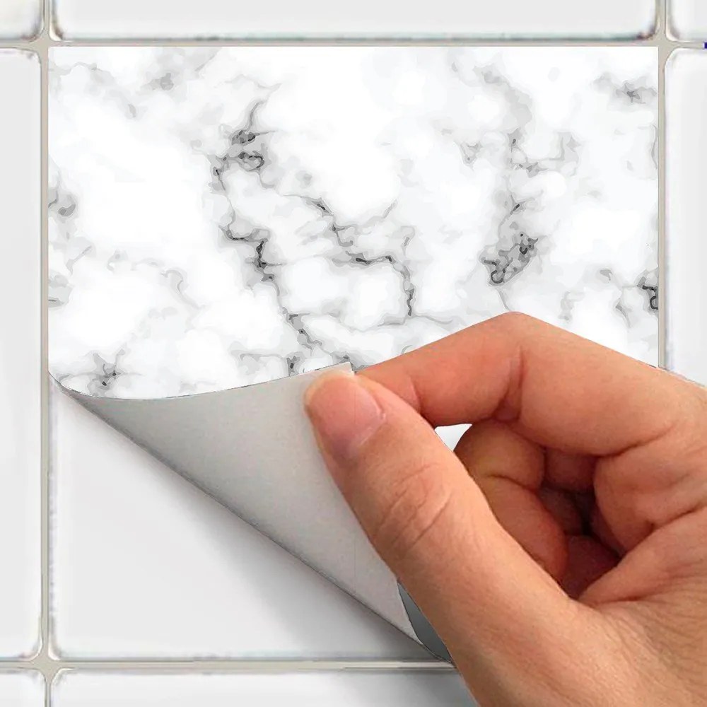 Set di adesivi per piastrelle 24 pz 10x10 cm Marble – Ambiance