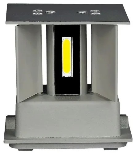 Applique LED da esterno LED/5W/230V 4000K IP65 grigio