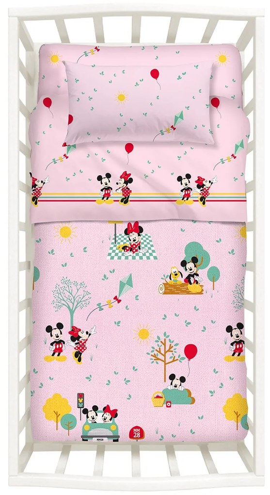 Copriletto non Trapuntato Minnie&mickey Disney baby, in