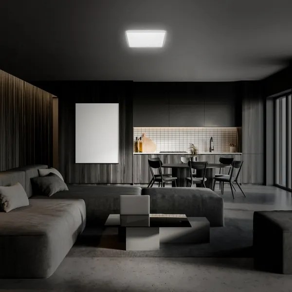 Briloner 3749-414 - Plafoniera LED LINO LED/24W/230V cromo opaco