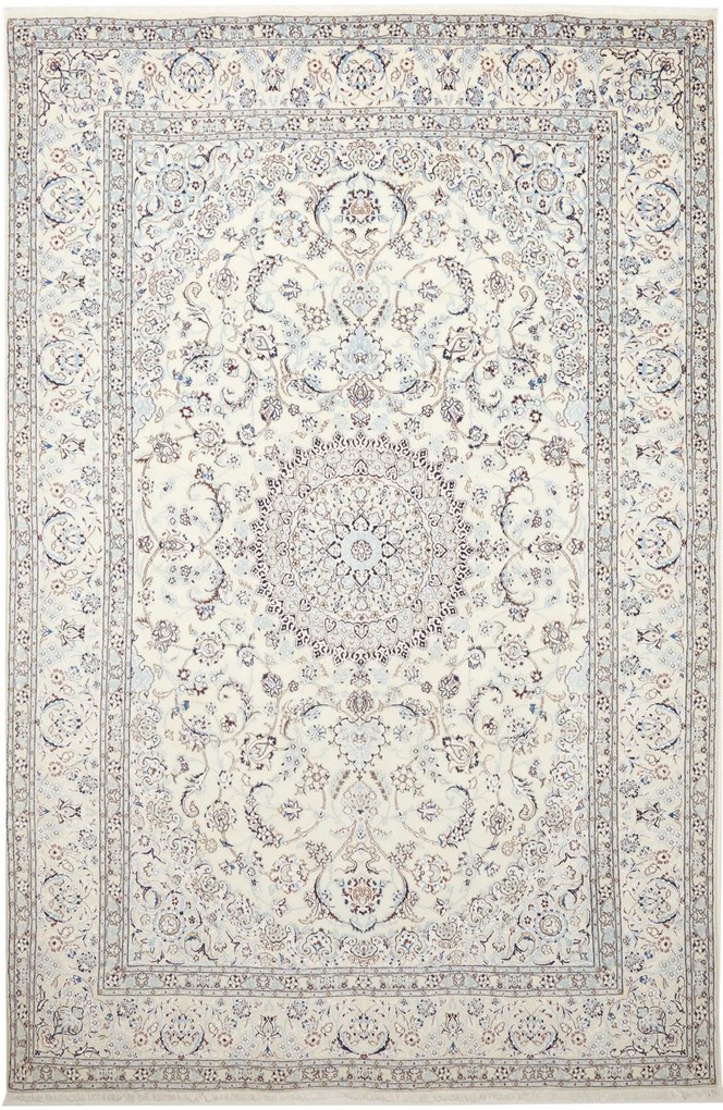 Nain Tappeto 190 x 290 Beige (Iran) Annodato A Mano