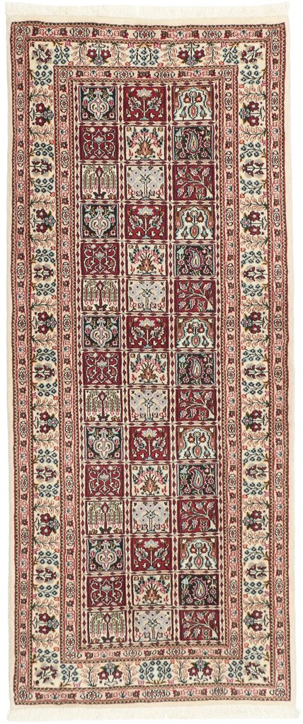 Moud Tappeto persiano 200x80 (Iran) Annodato A Mano