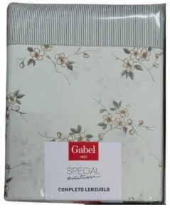 Lenzuola matrimoniali e singole Gabel Venere in cotone Grigio Singolo