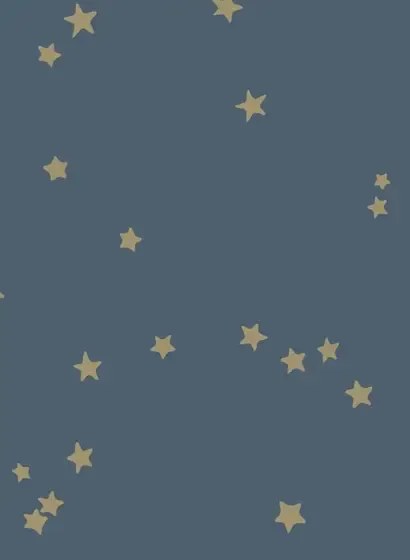Cole & Son Carta da parati Stars - Midnight & Blue