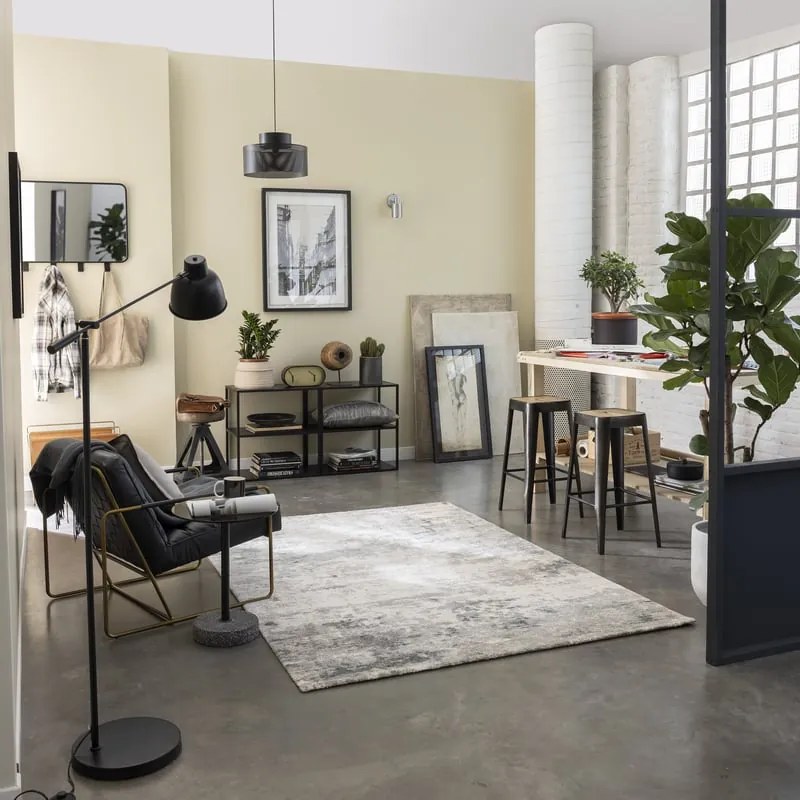 Tappeto Teoti Ash 3 in polipropilene, L 230 x L 160 cm grigio INSPIRE