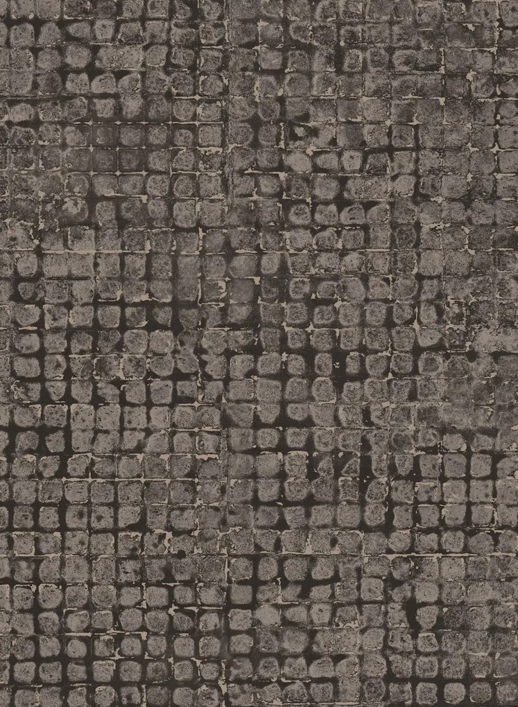 Arte International Carta da parati Mosaico - Charcoal