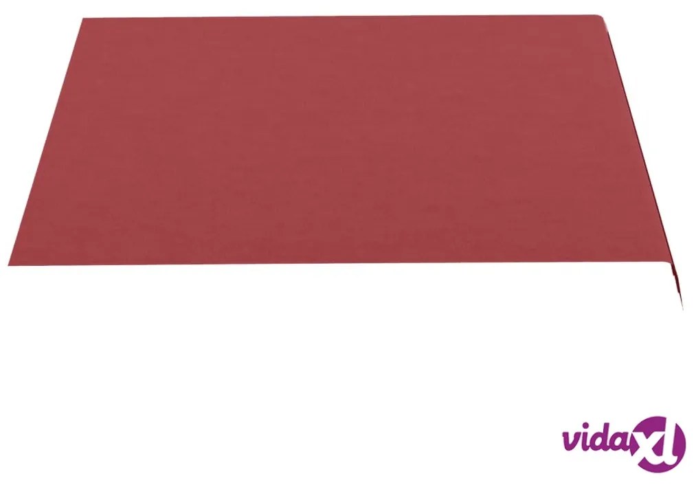 vidaXL Tessuto di Ricambio per Tenda da Sole Rosso Borgogna 3x2,5 m