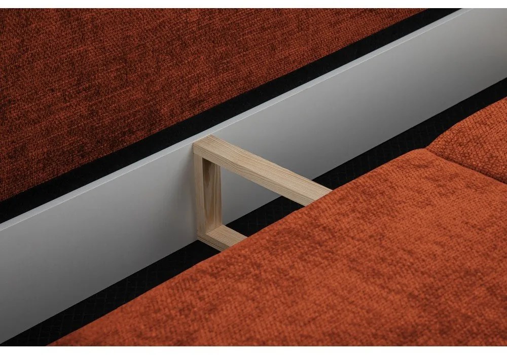 Divano arancione 240 cm Matera - Cosmopolitan Design