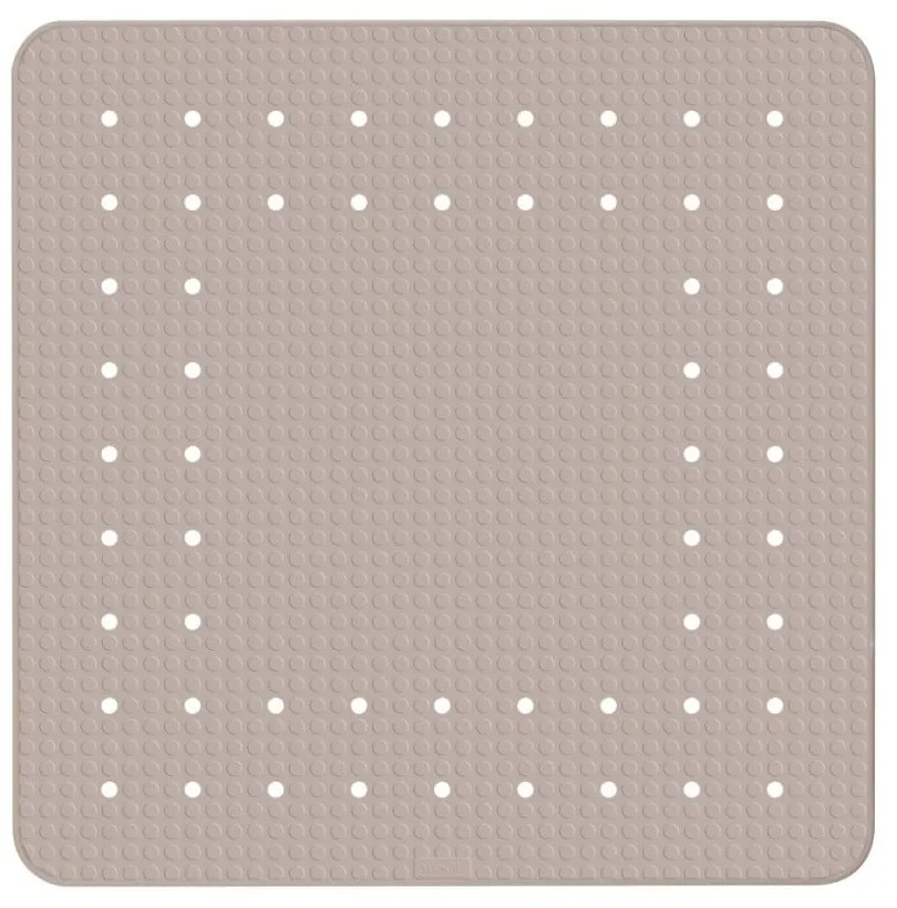 Tappeto da bagno antiscivolo grigio e beige , 54 x 54 cm Mirasol - Wenko