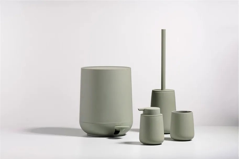 Dispenser di sapone in plastica verde Nova One - Zone