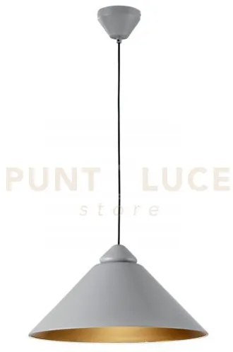 Lampadario a sospensione bigbang grigia e oro 1 luce attacco e27 49...