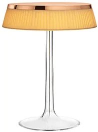 Flos Bon Jour Lampada Da Tavolo 41 cm a luce diffusa rame con corona in tessuto