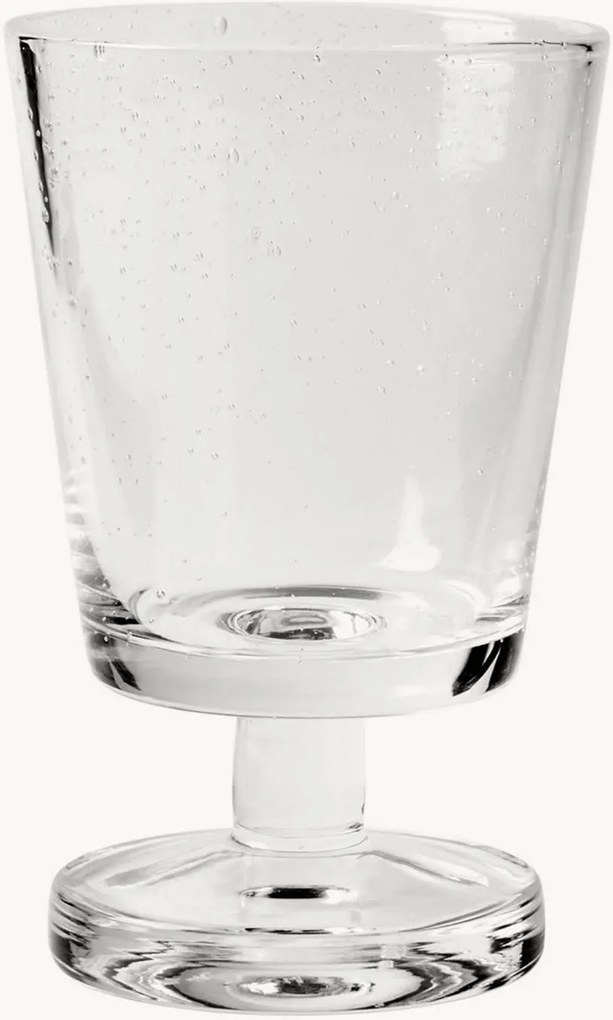 Calice da vino bianco in vetro soffiato Bubble