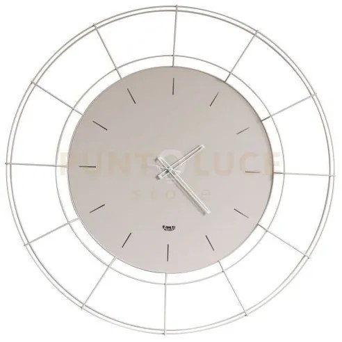 Orologio da parete contemporaneo nudo grande sabbia