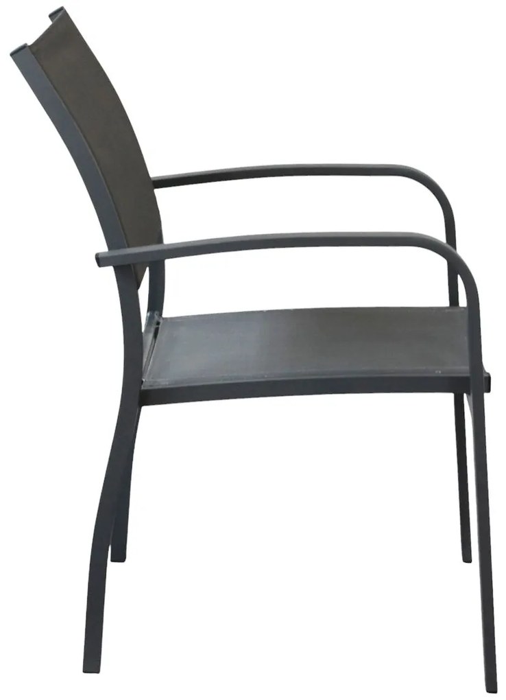 TORRES - poltrona con struttura in alluminio verniciato bianco, antracite, taupe o tortora