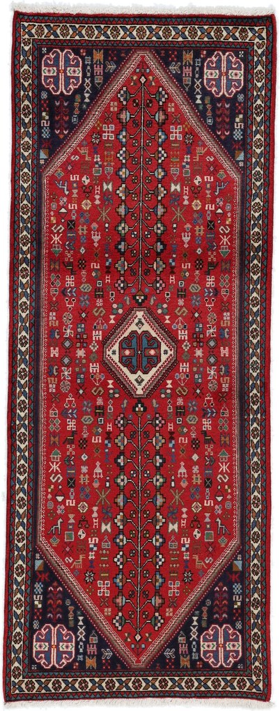 Abadeh Tappeto 80x200 (Iran) Annodato A Mano