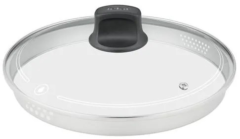 Tefal - Padella con coperchio BLACK STONE 26 cm