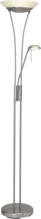 Lampada da terra con luce da lettura Finn , in ferro, H179cm4W BRILLIANT