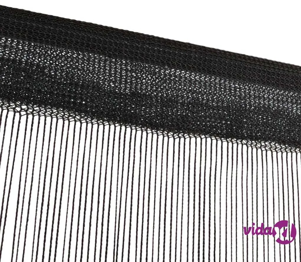 vidaXL 2 Pz Tende a Fili 100x250 cm Nere