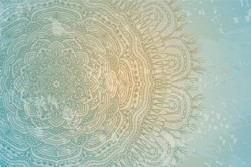 Carta da parati – Mandala decorativa