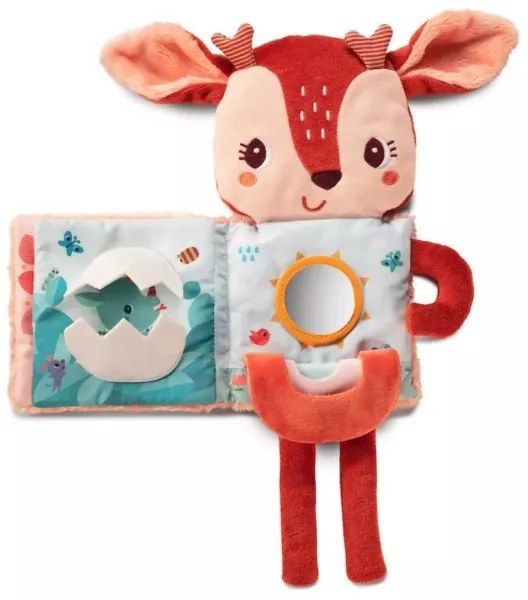 Lilliputiens - Libro luminoso per bambini in tessuto cervo Stella
