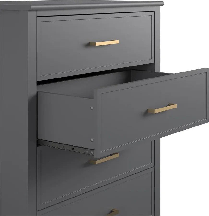 Cassettiera grigia , 75 x 106 cm Westerleigh - CosmoLiving by Cosmopolitan