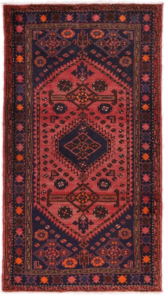 Hamedan Tappeto 200 x 110 (Iran) Annodato A Mano