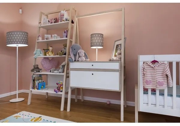 Argon 4126 - Lampada da tavolo MAGIC 1xE27/15W/230V grigio/bianco