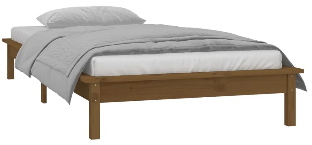 Giroletto led miele 75x190 cm small single in legno massello