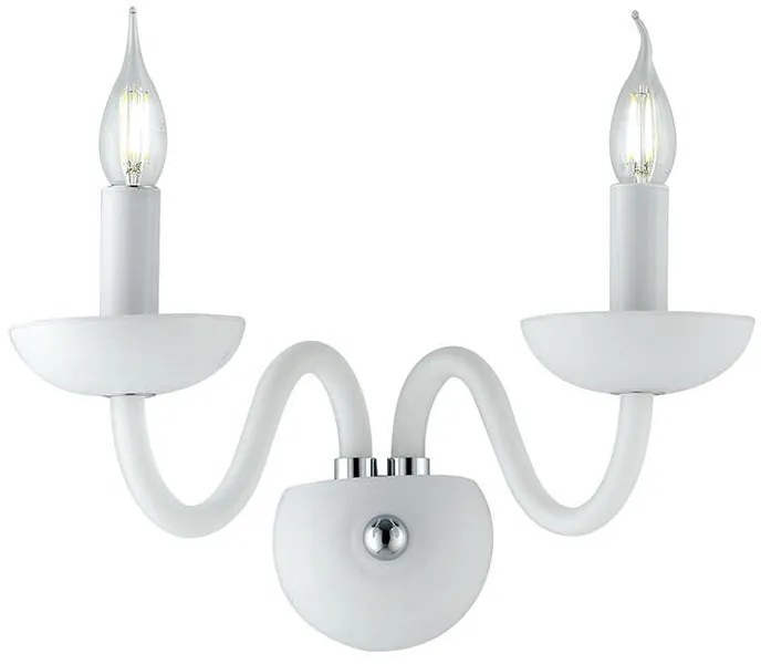 Applique neoclassico Alfiere bianco LUCE AMBIENTE DESIGN