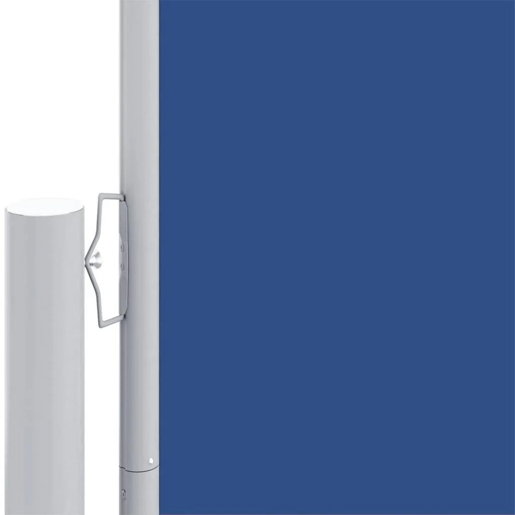 Tenda da Sole Laterale Retrattile Blu 180x1000 cm