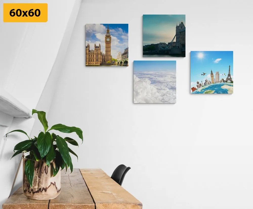 Set di quadri – Viaggio a Londra
