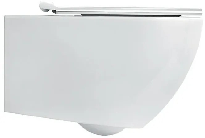 Wc singolo sospeso Simas Vignoni Rimless in ceramica bianco lucido