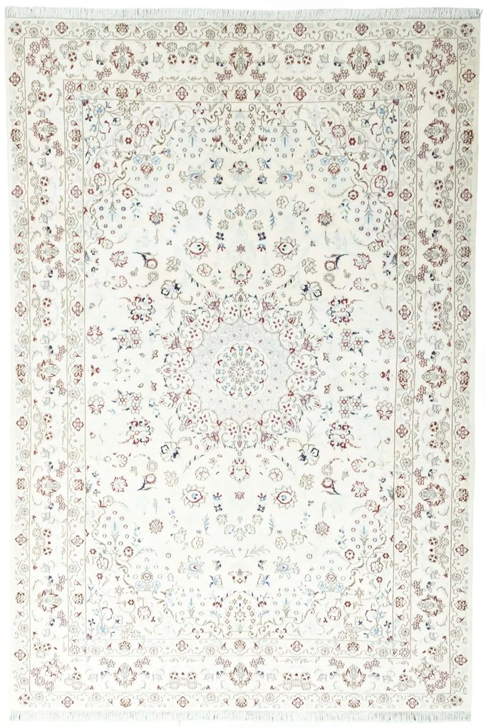 Nain Tappeto 210 x 300 Beige (Iran) Annodato A Mano