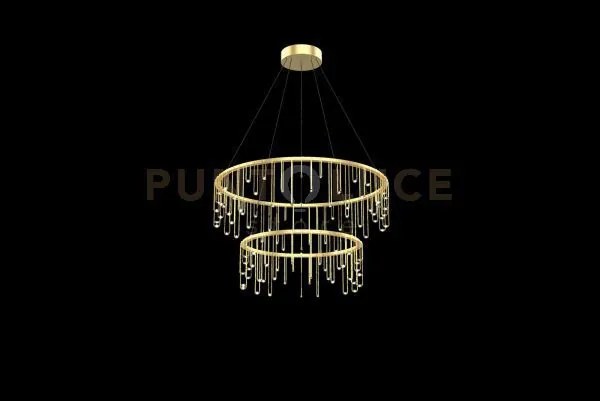 Lampada a sospensione scintilla, ottone, led 36,7w, lumen 3120, 300...