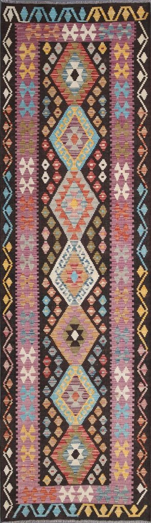 Kilim Tappeto orientale 300x90 (Pakistan) Tessuto A Mano