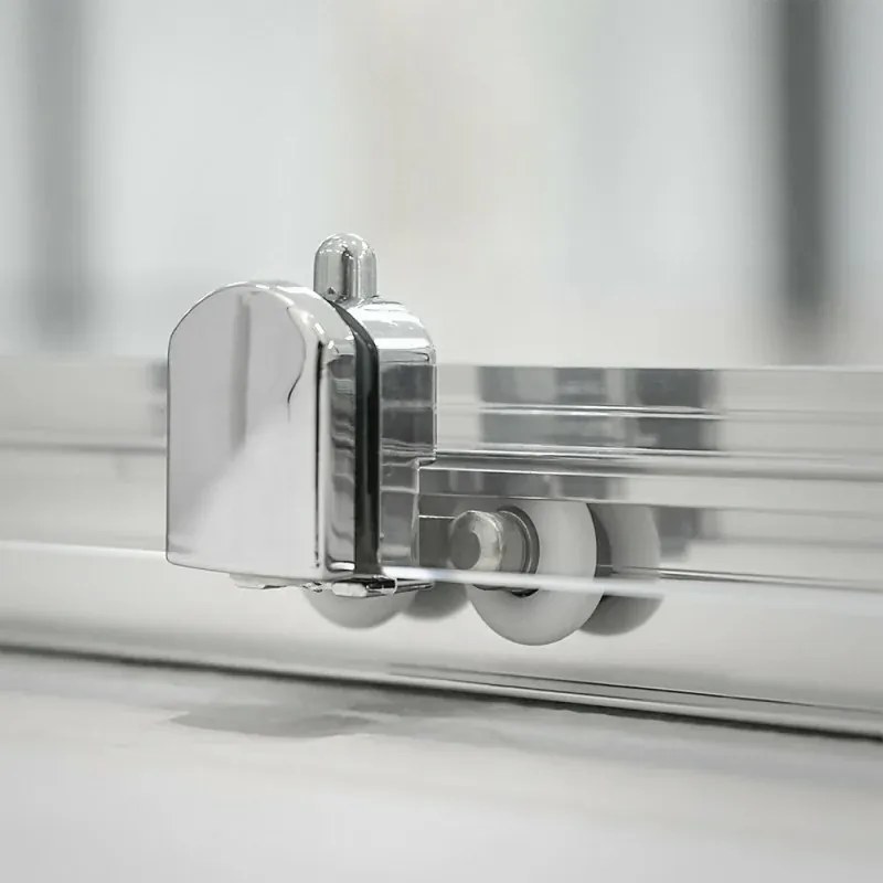 Porta doccia nicchia scorrevole 140 cm Icon con vetro trasparente