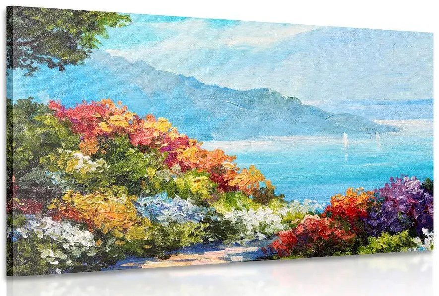 Quadro su tela – Vista sul mare