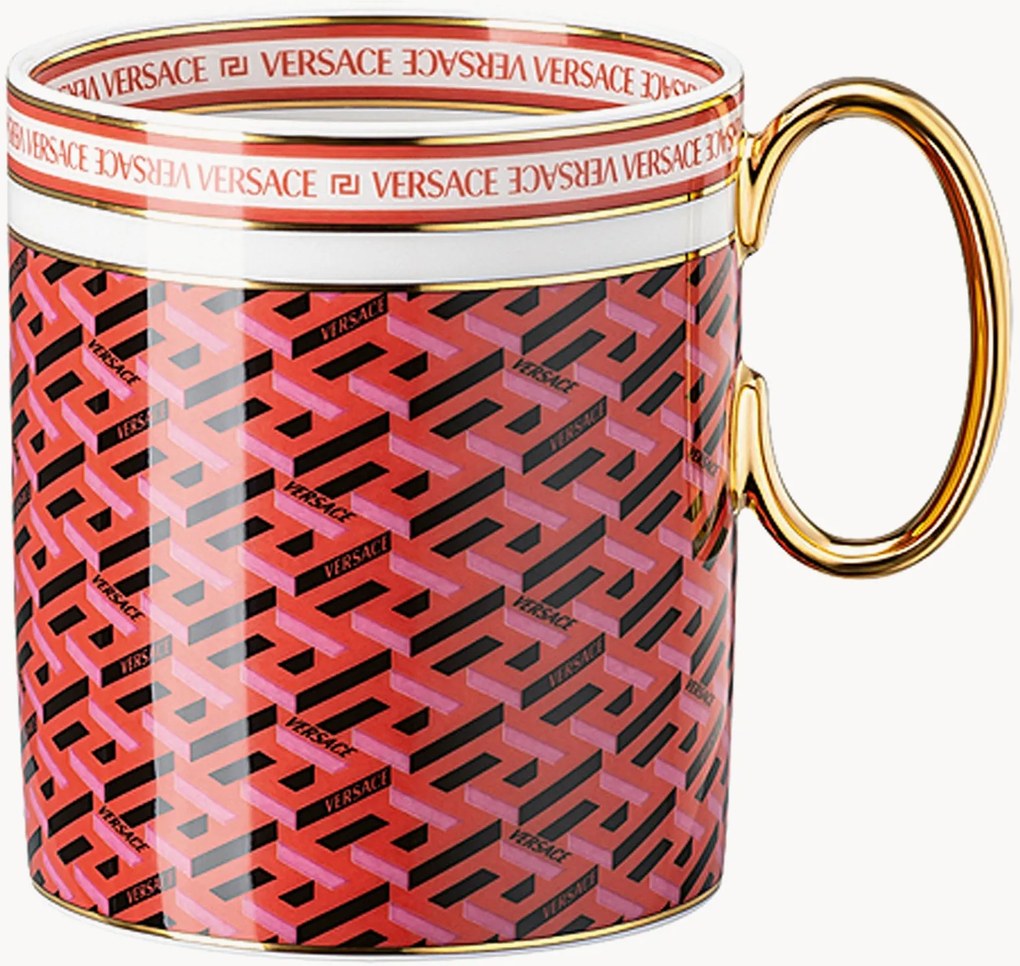 Tazza in porcellana La Greca Signature