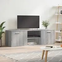 Mobile Porta TV Grigio Sonoma 120x34x37 cm in Legno Multistrato 833557