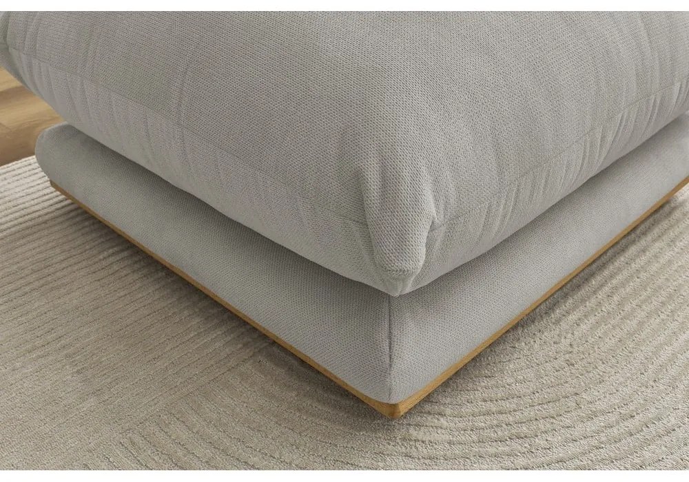 Poggiapiedi in grigio chiaro Ernest – Bobochic Paris