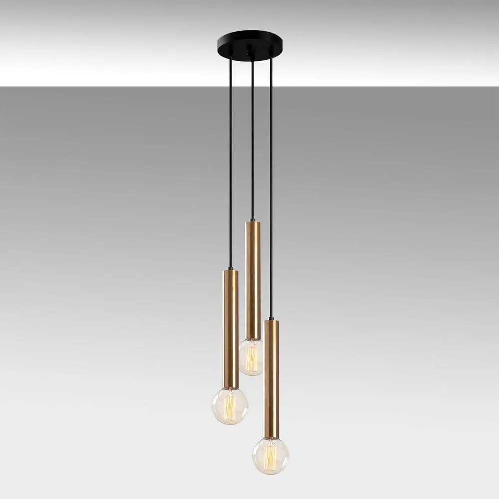 Lampadario dorato ø 22 cm Tempo – Opviq lights
