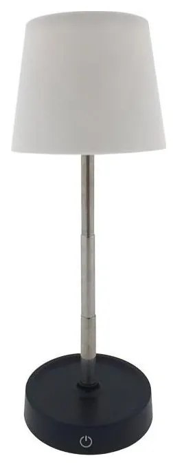 Lampada da tavolo LED dimmerabile touch 3W 5V USB 800mAh bianca