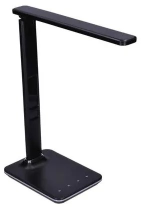 Solight WO45-B - Lampada LED da tavolo con display LED/9W/230V nero
