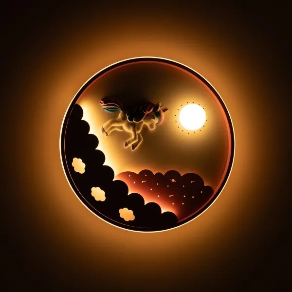 Brilagi - LED dimmerabile. Plafoniera per cameretta UNICORN LED/68W/230V 3000-6000K + telecomando