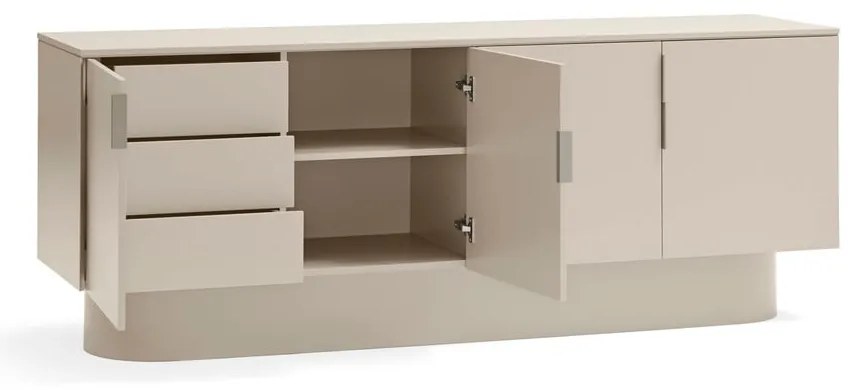 Cassettiera beige 200x78 cm Totem - Teulat