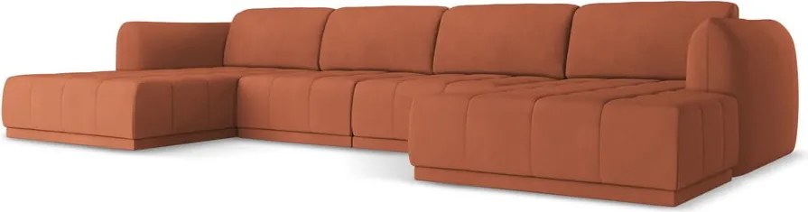 Divano angolare arancione Hoku – Makamii